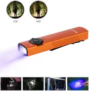Olight Arkfeld UV + White LED Flashlight, 1000 Lum, Orange, CW/NW