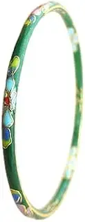 [NXAWUE] Cloisonne Bracelet,Enamel Bracelet, Multicolor Thin Vintage Cloisonne Enamel Bangle Ladies Ethnic Bracelet Chinese Traditional Handcrafts Jewelry Fashion Accessorie