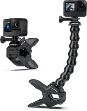 Jaws Flex Clamp Mount Gooseneck Clip Mount Compatible with GoPro Hero 13, 12
