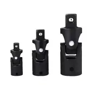 1/4 3/8 1/2in Drive Swivel Impact Universal Joint Socket Set Adapter Tools Set