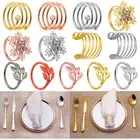 Kitchen Gadgets Table Decoration Towel Holder Napkin Rings Napkin Buckle