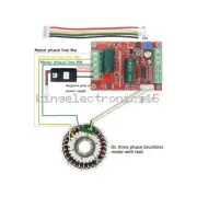 400W 6-60V BLDC 3 phase DC Brushless Motor Controller PWM Hall motor Control