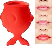 Lip Suction Plumper, Silicone Fish-Shaped Lip Enhancer, Long-Lasting Plumping Effect Lip Plumper Tool Natural Pout Mouth Tool and Sexy Lip Mouth Amith