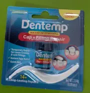 Dentemp Maximum Strength Cap Filling Repair Quick Set Instant Relief.09oz New mf