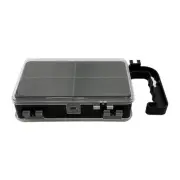 8 Compartment Organizers Container Black Fishing Lure Box Tackle