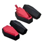 Velvets Jewelry Storage Box Coffin Shape Rings Necklace Earring Box Display Case