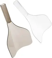 DRESSOOS Barber Salon Face Mask Hair Coloring Face Hair Spray Mask Handle Haircut Cover Reusable