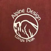NEW Alpine Design Longs Peak Mtn Colorado Hiking T-Shirt Men Medium Short Sleeve