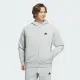 【adidas 愛迪達】外套 男款 運動連帽外套 亞規 M Z.N.E FL JKT 灰白 IQ1378(S2150)