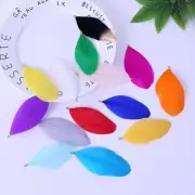 Natural Goose Feathers Colorful Swan Feather Plume DIY Home Decoration 50pcs Set
