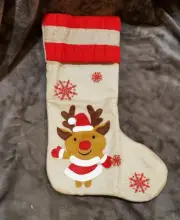 RUDOLPH THE RED NOSED REINDEER *CHRISTMAS STOCKING *17” * CUTE * NEW