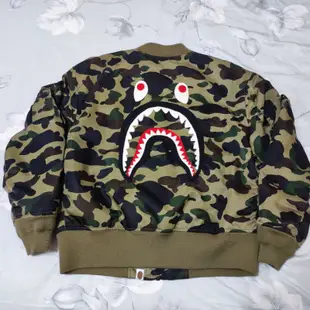 A BATHING APE BAPE MA-1鯊魚外套