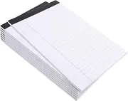 BCOATH Sleek A5 Notepad Set of 8 Wide Ruled Paper Memo Pads Small Pocket Size Tearable Legal Pads for Office