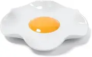 Fried Egg Ceramic Spoon Rest for Stove top and Kitchen Counter | Large and Dishwasher-Safe Utensil Holder | Home & Kitchen Decor | Kitchen Gifts for Women | House Warming Gifts New Home