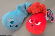 Bark Box Ghouly Worm Dog Toy Squeaky Bungee Tug-O-War Halloween Large NEW