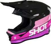 Shot Furious Story Motocross Helmet, black-pink, Size XL for Men Black Pink