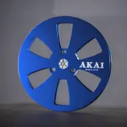 One 7'' Blue AKAI Light Metal Aluminum Reel to Reel Take Up Reel for Akai GX-77
