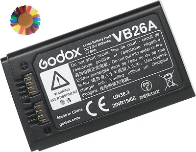 GODOX VB26A VB26 Battery V860III V860III-S V860III-C V860III-N V860III-O V860III
