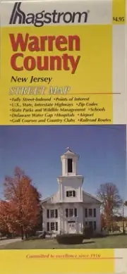 Hagstrom Warren County MAP (New Jersey)
