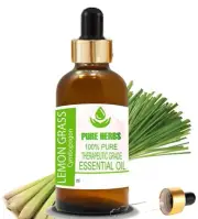 Pure Herbs Lemon Grass 100% Pure & Natural Cymbopogon Essential Oil