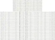ZJSCNBE 28pcs/Kit LED Strips Fit for Sony 75 TV KDL 75W850C KDL 75W855C S750HF59 750TV07 V1 750TV08 V1 CX 75S01E02 KDL-75W850C 75W809C