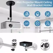 360 Rotation Universal Projector Ceiling Mount Bracket Tilt LCD/DLP Home Theatre