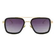 G03 Outdoor TAC UV400 Lens Black Gold Frame Gradient Gray Polarized Lens Driving Sunglasses Night Vision Glasses for Man