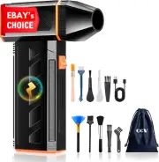 Cordless 130000RPM Compressed Air Duster Rechargeable Adjustable 3-Speed Cleaner