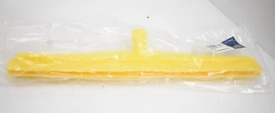 Vikan 77136 20" Double Blade Ultra Hygiene Floor Squeegee Head Yellow Single