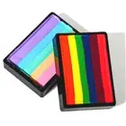 Bowitzki Rainbow Colours Split Cake Face Painting Kit for Unicorn Painting Water