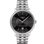 TISSOT 天梭 官方授權CARSON 都會品味紳士機械錶(T1224071105100)40MM