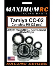 MAXRC - Tamiya 1/10 Unimog Defender CC-02 Sealed Bearings Upgrade Kit (22 pcs)