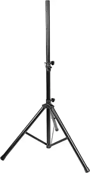 Steel PA/DJ Speaker Stand Lightweight Slimline Pole Sturdy Locking Tripod