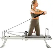 Pilates Reformer Machine，Multi-Purpose Foldable Pilates Reformer for Home Gym Workout Yoga Exercise