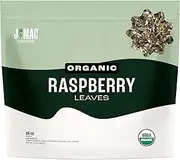 J MAC BOTANICALS Organic Raspberry Leaves - 16 oz