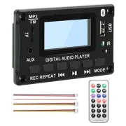 Car Bluetooth MP3 Decoder Board LCD Display MP3 Audio Module Speaker1321