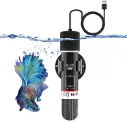 Small Aquarium Heater,10W Betta Heater Super Mini Aquarium Heater,Submersible