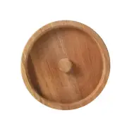 Salt Rimmer for Cocktails Multipurpose Wooden Sugar Rimmer Round Bartender Tool