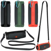 For JBL Charge Essential Speaker Silicone Case Cover Shoulder Strap