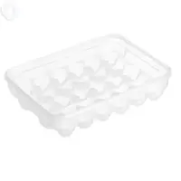 在飛比找蝦皮購物優惠-冰箱雞蛋架冷凍托盤盒存儲容器盒塑料收納盒