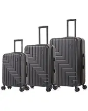 DUKAP Zahav Lightweight Expandable Hardside Spinner 3pc Luggage Set