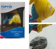TOP FIN Underwater Worlds Goofy Gills Fish Aquarium Decoration Appears to Float