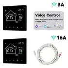 Tuya WiFi Smart Thermostat Electric Floor Heating Water/Gas Boiler Fahrenheit #