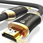 T Tersely HDMI 2.0 Cable 1.5m 4k UHD HDMI Cable Nylon Braided Cord Support 4K 60Hz 18Gbps Ethernet 3D ARC HDR HD 1080P HDCP 2.2 compatibel with Fire TV Monitor Computer Blu Ray Player PS4 PS3 Xbox