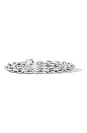 David Yurman Shipwreck Chain Bracelet in Sterling Silver at Nordstrom, Size Large