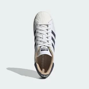 Adidas Superstar [ID4685] 男女 休閒鞋 運動 經典 復古 貝殼頭 丹寧 皮革 奶油底 百搭 白