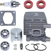 SUOKA Cylinder Piston Kit 34mm For Stihl Fs38 Fs45 Fs46 Fs55 Km55 Hl45 Fs45L Fs45C Fs46C Km55C Km55R Km55Rc 41400201202