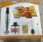 5 In 1 Hand Blender Set - Mixer Chopper Frother Whisk - Variable Speeds - Corded