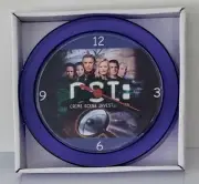 CSI 7" Purple novelty wall/desk clock Brand New