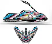 Kungfu Graphics Custom Decal Kit for Waverunner, Personal Watercraft, PWC, Water Scooter SJ1050, SuperJet1050 2021 2022 2023 2024 (YMJS10502124010-KOR)